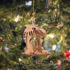 Holy Land Olive Wood Natural 3D Nativity Ornaments 3 in. (Pack of 20)