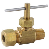 Anderson Metals 3/8 in. 1/4 in. Brass Needle Valve