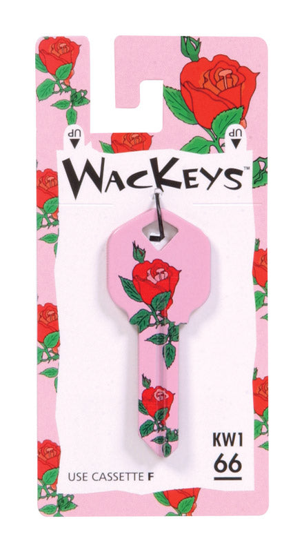 Hillman Wackey Roses House/Office Universal Key Blank Single (Pack of 6).