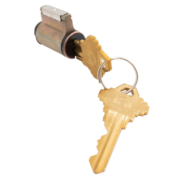 Cylinder Assembly for Traditional Levers, SC Keyway, Vintage Bronze by Stone Harbor Hardware