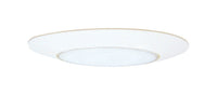 Halo Matte White 6 in. W Glass LED Shower Lens/Trim 60 W