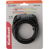 Kwikset 4' x 5/16" Combination Bicycle Cable Lock