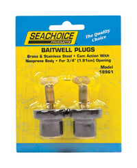 Seachoice Stainless Steel 3/4 in. W Deck and Baitwell Plugs 2 pk - Deal of The Week