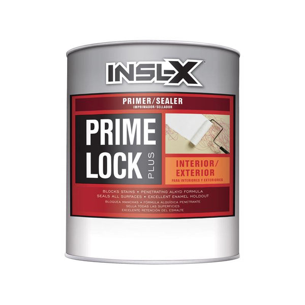 Insl-X Prime Lock White Flat Oil-Based Alkyd Primer and Sealer 1 qt (Pack of 4)