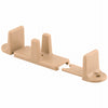 Prime-Line Matte Tan Plastic Adjustable Floor Guide 2 pc