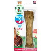 Nylabone Healthy Edibles Puppy Natural Chew Lamb & Apple Flavor Souper 6.7 oz