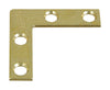National Hardware 1.5 in. H X 0.38 in. W X 0.07 in. D Brass-Plated Steel Flat Corner Brace