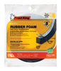 Frost King Black Rubber Foam Weather Seal For Doors and Windows 10 ft. L X 0.32 in. - Open Box