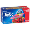 Ziploc Food Storage Bag 48 pk Clear (Pack of 9)