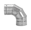 Selkirk 3 in. Dia. x 3 in. Dia. Adjustable 90 deg. Aluminum Stove Pipe Elbow (Pack of 2) - Deal of The Week