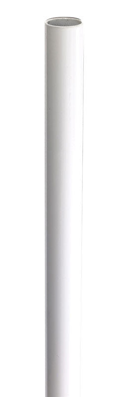 Lido 96 in. L X 1-5/16 in. D Powder Coated Stainless Steel Closet Rod