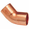 Mueller Streamline 1-1/4 In. Sweat  X 1-1/4 In. Dia. Sweat Copper 45 Degree Elbow