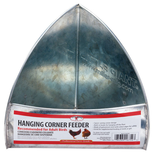 Little Giant 32 oz Hanging Corner Feeder For Poultry