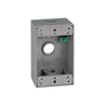Sigma Engineered Solutions New Work 18.3 cu in Rectangle Die-Cast Metal Weatherproof Box Gray - Deal of The Week