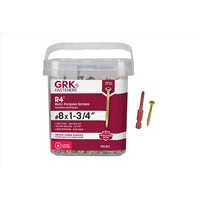 GRK Fasteners R4 No. 8 X 1-3/4 in. L Star Coated W-Cut Multi-Purpose Screws 925 pk