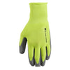 Wells Lamont Men's Indoor/Outdoor Hi-Viz Work Gloves Gray/Yellow L 1 pair (Pack of 24)