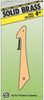 Hy-Ko 4 in. Brass Gold 1 Number Nail-On (Pack of 10)