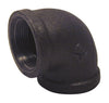 BK Products 1/2 in. FPT x 1/2 in. Dia. FPT Black Malleable Iron Elbow (Pack of 5)