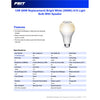 Feit Electric 60 W 800 lm. A19 Warm White Equivalence E26 LED Speaker Bulb