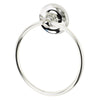 Oakbrook Collection Polish Chrome Towel Ring Zinc