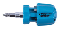 Picquic Stubby Multi-Bit x 1-1/3 in. L Stubby Screwdriver 1 pc. (Pack of 12)