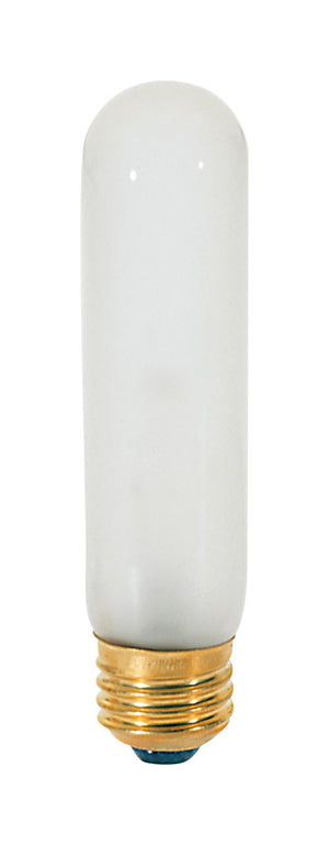 Satco 25 W T10 Tubular Incandescent Bulb E26 (Medium) Soft White (Pack of 10)