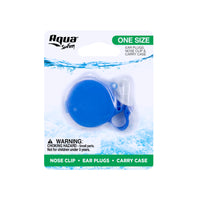 Aqua Swim Assorted Rubber Ear Plugs and Nose Clip