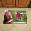 University of Louisville Rubber Scraper Door Mat
