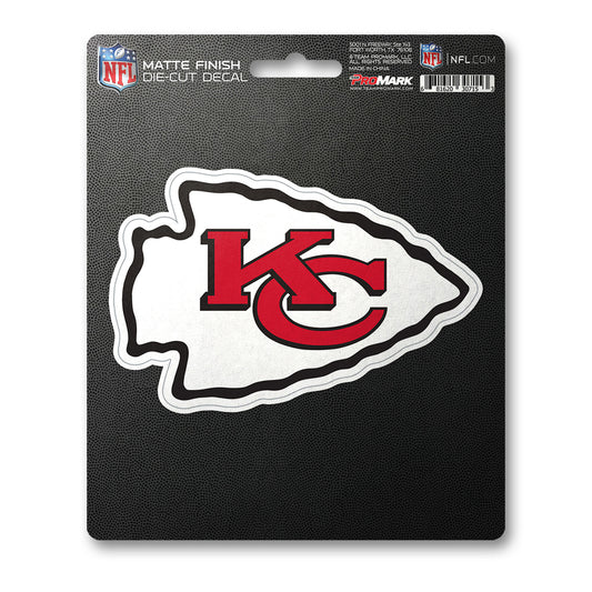 NFL - Kansas City Chiefs Matte Decal Sticker