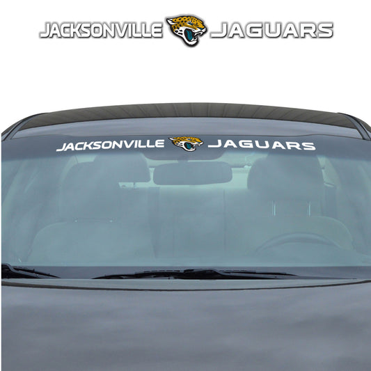 NFL - Jacksonville Jaguars Sun Stripe Windshield Decal 3.25 in. x 34 in.