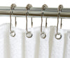 Zenna Home Chrome Silver Metal Shower Curtain Rings 12 pk