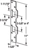 Prime-Line 11 in. H X 1.625 in. L Brass-Plated Steel Maximum Security Combination Strike - Deal of The Week