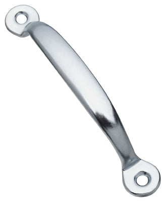National Hardware 4-3/4 in. L Zinc-Plated Silver Steel Door Pull