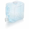 Arrow Home Products Plastic Blue Rectangle Beverage Dispenser Container 2 gal.