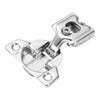 Hickory Hardware 2.5 in. W X 2.8 in. L Silver Metal Overlay Hinge 1 pk (Pack of 10)