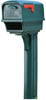 Architectural Mailboxes Gentry Classic Plastic Post Mount Green Mailbox - Open Box