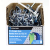 Crawford Zinc Plated Silver Steel 6 in. Peg Hooks (Pack of 50)