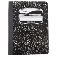 Mead 7-1/2 in. W x 9-3/4 in. L Wide Ruled Stitched Composition Book (Pack of 12)