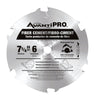 Freud Avanti Pro 6-Teeth Carbide Tip Fiber Cement Blades 7-1/4 Dia. in. for Cement Board