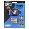 Dorcy Active Series 335 lm Assorted LED Headlight AAA Battery