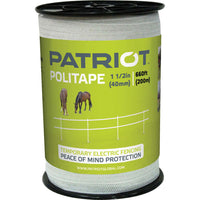 Patriot Politape, White, 660 ft. X 1 1/2 in.