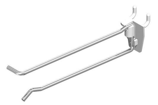 12 in. Silver Metal Scan Hook 100 pk