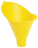 FloTool Yellow Plastic Quick Pouring Wide Spout Opening Radiator Funnel 8 oz. Load Capacity 4 H in.