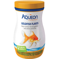 Aqueon Goldfish Flakes Fish Food 3.59 oz Daily Nutrition for Goldfish Koi and Pond Fish Flake Formula