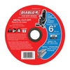 Diablo 6 in. D X 7/8 in. Aluminum Oxide Metal Cut-Off Disc 1 pk - Deal of The Week