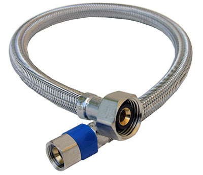 Lasco 3/8 in. Compression X 1/2 in. D FIP 16 in. Braided Stainless Steel Faucet Supply Line