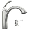 Moen Kinzel One Handle Stainless Steel Pull-Out Kitchen Faucet
