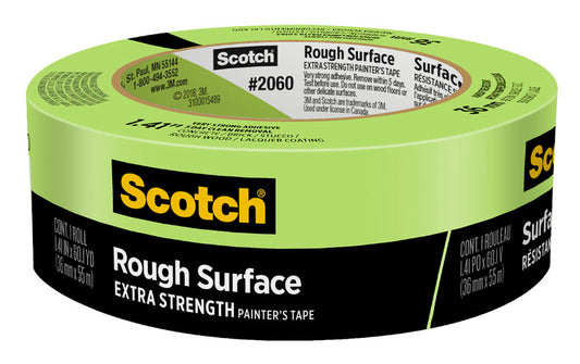 Scotch 1.41 in. W X 60.1 yd L Green Extra Strength Masking Tape 1 pk