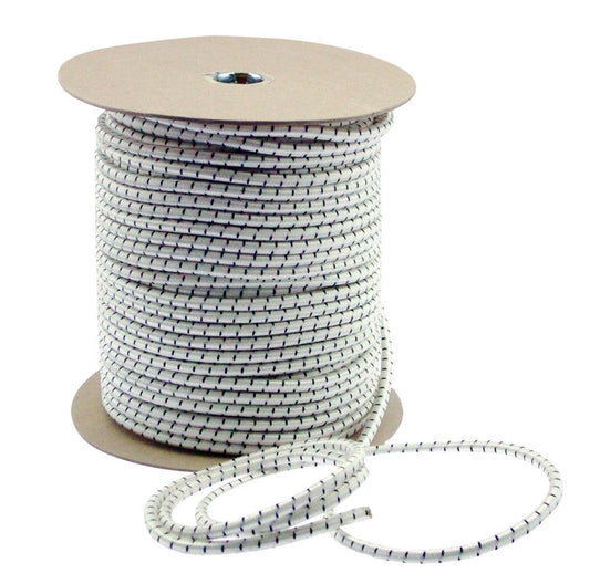 Keeper White Bungee Cord 300 ft. L X 5/16 in. 1 pk