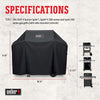 Weber Spirit 300/400 Series Premium Cover Black Grill Cover